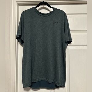 Nike Dri-Fit Short Sleeved Shirt Blue Green Men’s XL